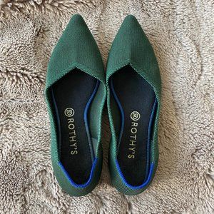 Rothy's - The Point - Sea Moss - Size 10.5